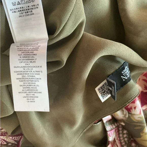 LAUREN Ralph Lauren Floral Satin Charmeuse Sleeveless Dress - Picture 14 of 16